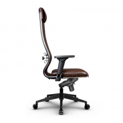 Кресло руководителя Metta L 1m 40M/2D Комплект 4 Темно-коричневое