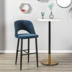 Кресло Бар. Lars Б Diag blue/черный