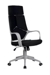 Кресло оператора Riva Chair 8989 (серый пластик) Черный