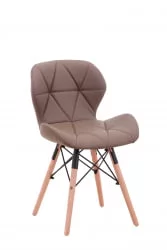 Стул Бон экокожа Коричневый