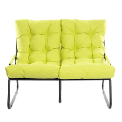 Диван Ergo / Эрго рогожка с водоотталкивающей пропиткой, Лайм