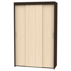 Шкаф-купе T-3-230х145х60(Венге-ДМ-9)