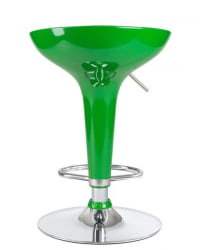 Стул барный ДОБРИН БОМБА (зеленый металлик) 2 шт / DOBRIN BOMBA