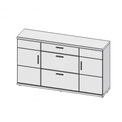 Комод Корано Бм.Кор-04 Белый