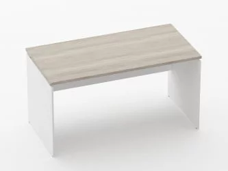 Стол прямой Deka ЛДСП каркас 75.07.14 Дуб Сантана светлый/Белый