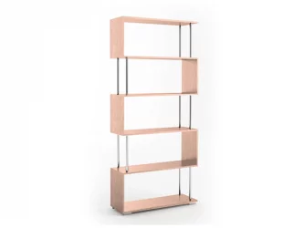 Стеллаж Зигзаг 1 дуб млечный