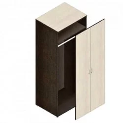 Черный шкаф Р.Ш-7 Венге/Дуб молочный