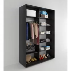 Шкаф-купе 2-х дверный Акцент-Дуэт КВ 1200х600 Венге