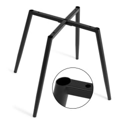 Стул La Rousse NEW, ткань рогожка, коричневый/черный, 3М7-147, 45x55x93 см