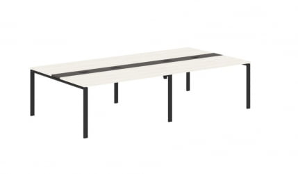 Переговорный стол EDIS EUCT 3116 Ясень Траун Мокко Черный