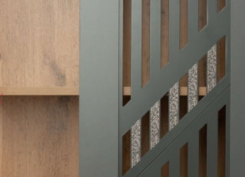 Стеллаж Монако 902.17 Дуб Вотан Графит