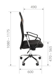 Кресло руководителя Chairman 610 15-21 Черный