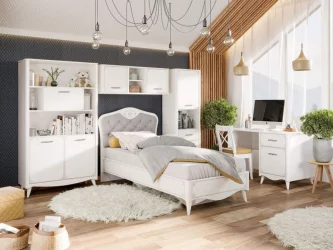 Комплект мебели для детской Элис №3 Белый