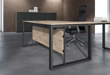 Стол руководителя ENIO EST 169H Кария Пальмира/Антрацит