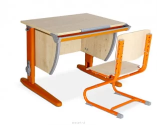 Детский стул из фанеры Stul 3 Клен Оранжевый