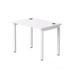 Стол прямой на металлокаркасе, опоры 90 гр Everprof EVO 254S005 Белый