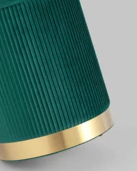 Банкетка Шарлотта с ящиком велюр Зеленый