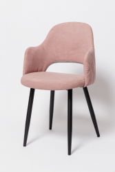 Стул для гостиной К14 black Розовый (РС-12\ч)