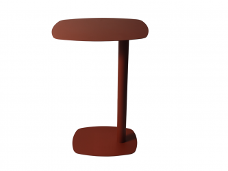 Журнальный столик Eanna L металл красный