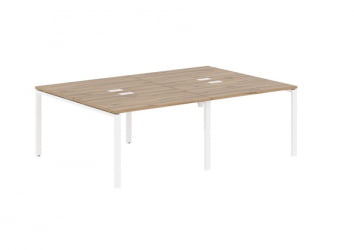 Бенч-система 4-местная EDIS EUWST 2316 Дуб Денвер светлый Белый