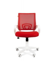 Кресло оператора Chairman 696 white TW-19 Красный