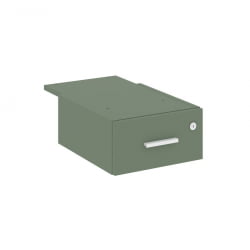 Тумба подвесная с одним ящиком CONCEPT CN.PT-003 B/W Кобо Белый