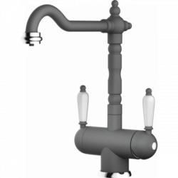 Смеситель Omoikiri Amagasaki-Pl Латунь/Гранит/Платина