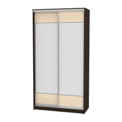 Шкаф-купе B-220х120х60-3(Венге-ДМ-D8D8)