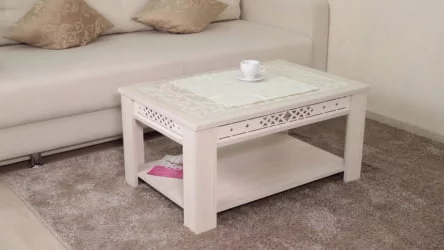 Стол журнальный Агат 30.10 Сосна Астрид Ваниль