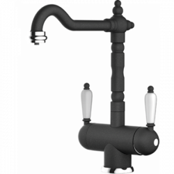 Смеситель Omoikiri Amagasaki-Bl Латунь/Гранит/Черный