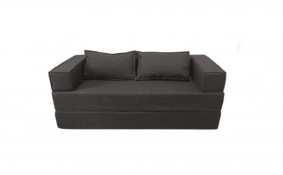 Диван прямой бескаркасный Хит (Берхоусе) Цвет фасада: Грей; Тип: Прямой; Материал фасада: Рогожка / (Berhouse)