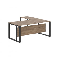 Стол с боковой приставкой ENIO ECT 1819 Кария Пальмира/Антрацит