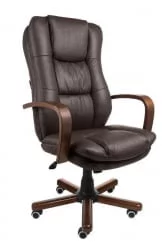 Кресло для руководителя AV 123 Шоколад на дереве
