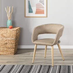 Кресло Hugs beige/нат.дуб