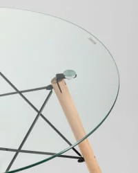 Стол обеденный EAMES DSW Стеклянный
