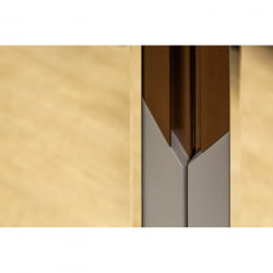 Шкаф двухстворчатый Сканди с зеркалами Грей