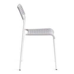 Стул ADDE (mod. C-049) металл/пластик, 39 х 49 х 78 см, Grey (серый) /White (белый)