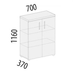 Шкаф офисный Рубин 42.75