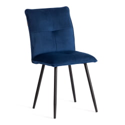 Металлический стул Sweet LT, велюр, Blue (синий), 41х55х88 см