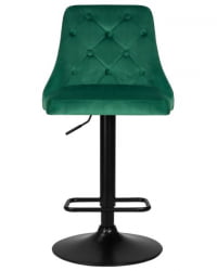 Стул барный DOBRIN JOSEPH BLACK (зеленый велюр (MJ9-88)) 2 шт