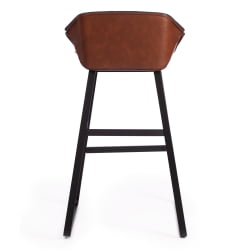 Стул барный DORO (mod. 9088S) пластик/металл, 53,5 х 52 х 74 х 97,5 см , Grey (Cерый) 7 / Brown (Коричневый) 9 / черный