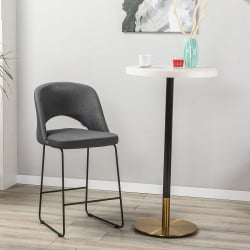 Кресло полубар Lars ПБ темно-серый/Линк