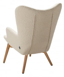 Кресло Хайбэк бежевый/нат. бук