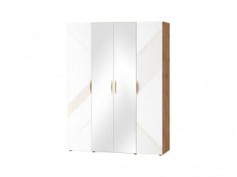 Модульный шкаф Монако 903.14 Дуб Вотан / Белый шпон / Альпийский белый