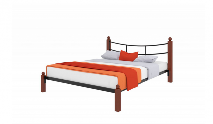 Кровать 140 на 190 София 1400х1900 Черная