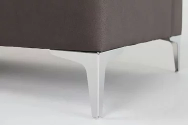 Диван с металлическими ножками Альфа Комбинация 7 Люкса Бренди