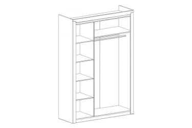 Шкаф для одежды 3-дверный Соренто 03 Дуб Стирлинг