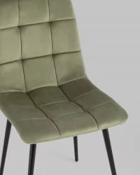 Стул Одди велюр Пыльно-оливковый