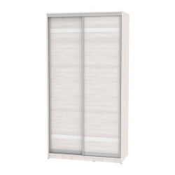 Шкаф-купе белый B-220х120х60-2(ЯАС-D9D9)