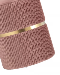 Пуф Джесси с ящиком велюр Розовый